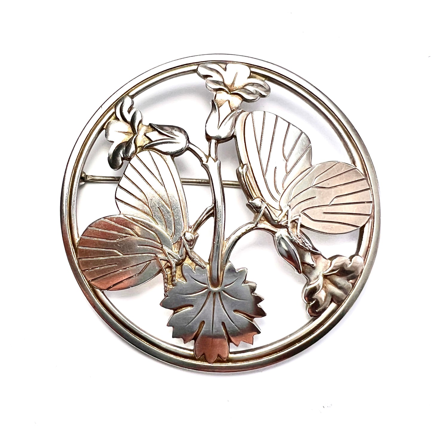Vintage Arno Malinowski for Georg Jensen Moonlight Blossom Brooch