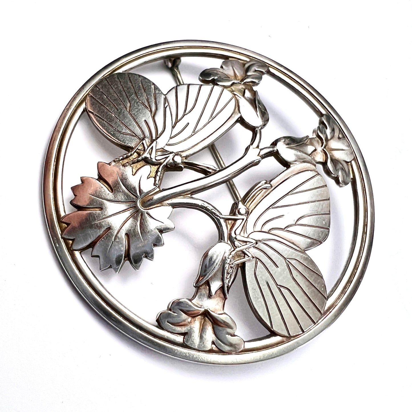 Vintage Arno Malinowski for Georg Jensen Moonlight Blossom Brooch