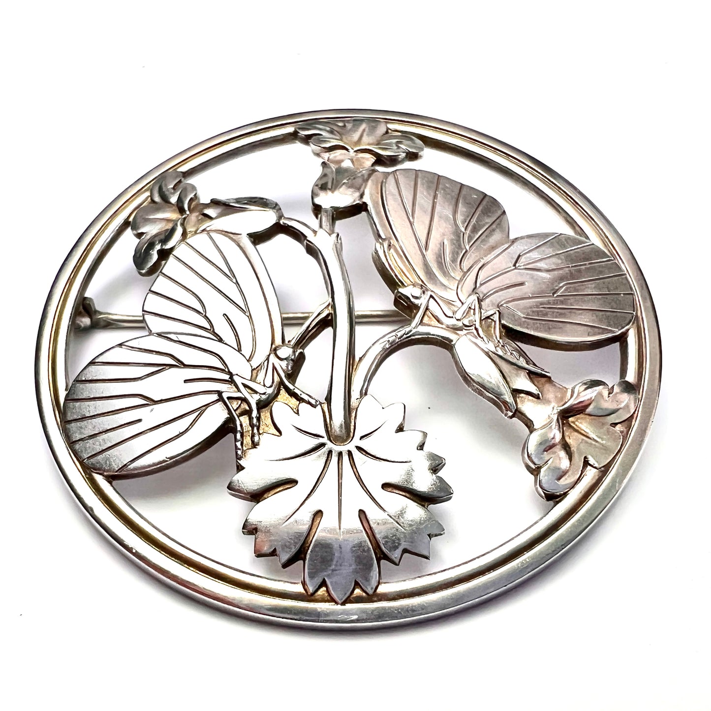 Vintage Arno Malinowski for Georg Jensen Moonlight Blossom Brooch
