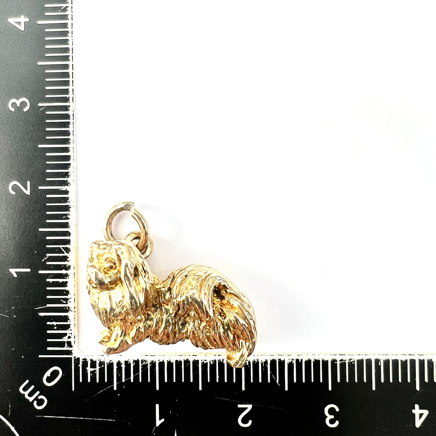 Vintage Hallmarked 9CT Gold Dog Charm