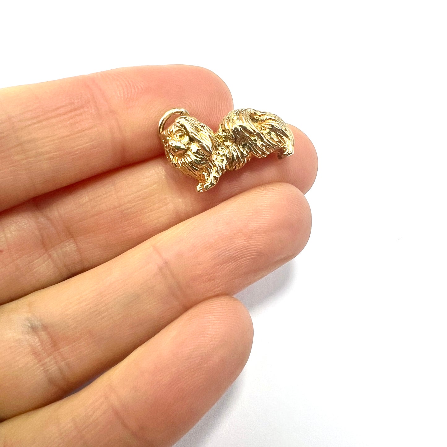 Vintage Hallmarked 9CT Gold Dog Charm