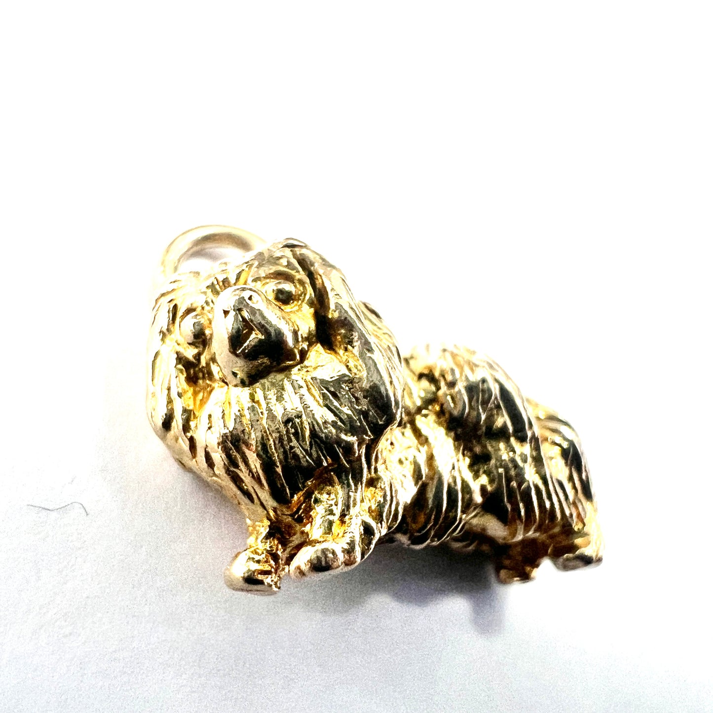 Vintage Hallmarked 9CT Gold Dog Charm