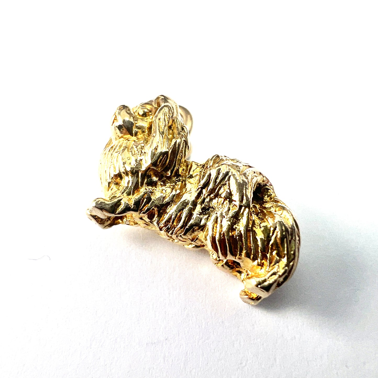 Vintage Hallmarked 9CT Gold Dog Charm