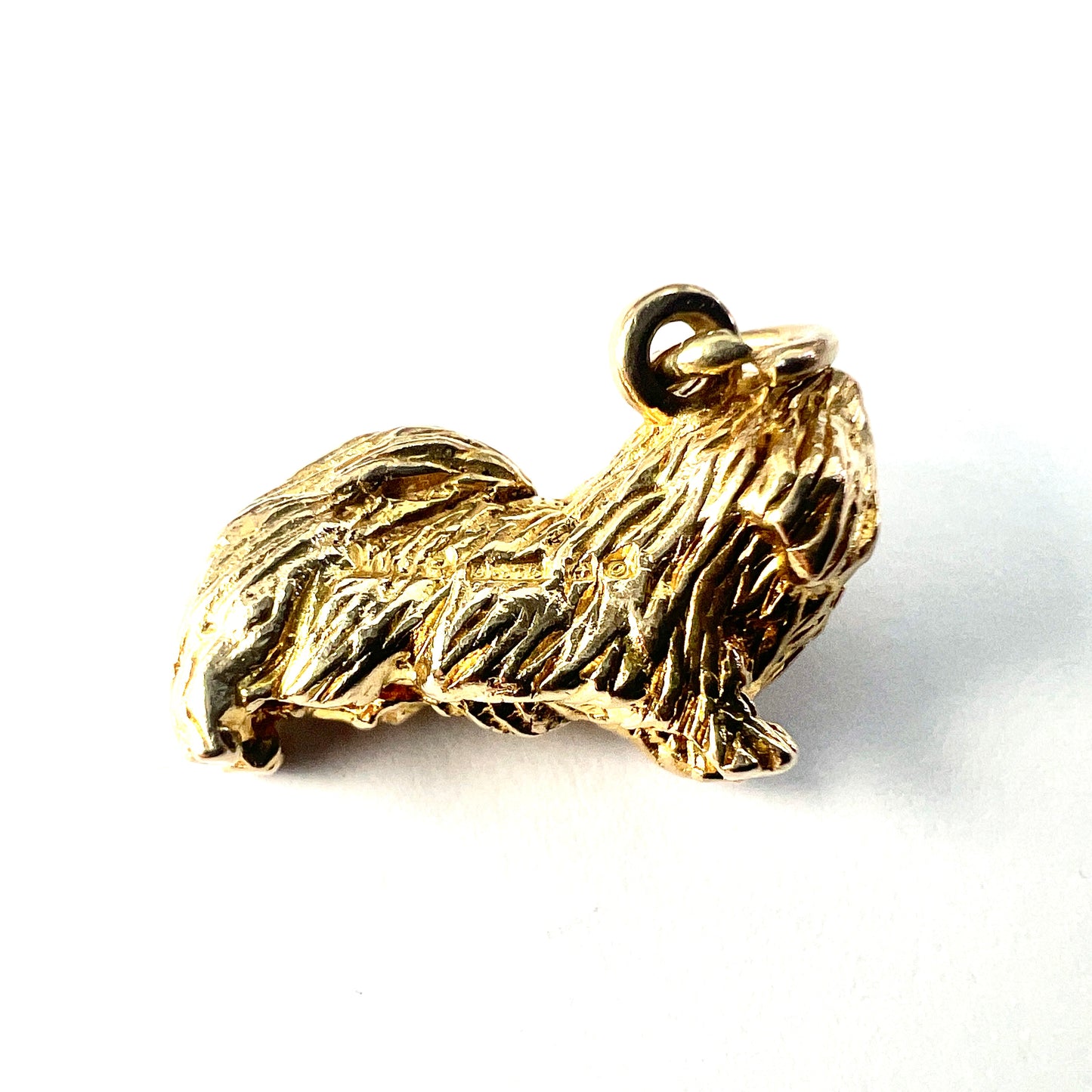 Vintage Hallmarked 9CT Gold Dog Charm