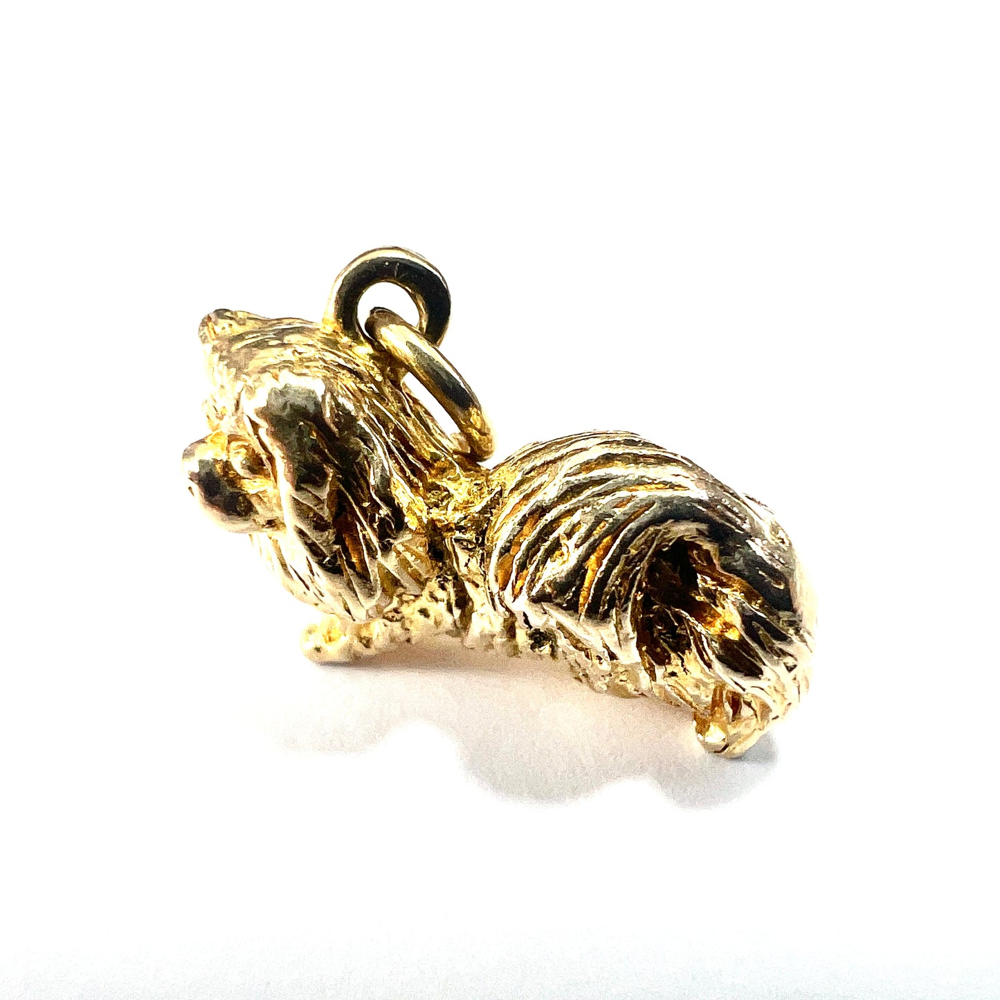 Vintage Hallmarked 9CT Gold Dog Charm
