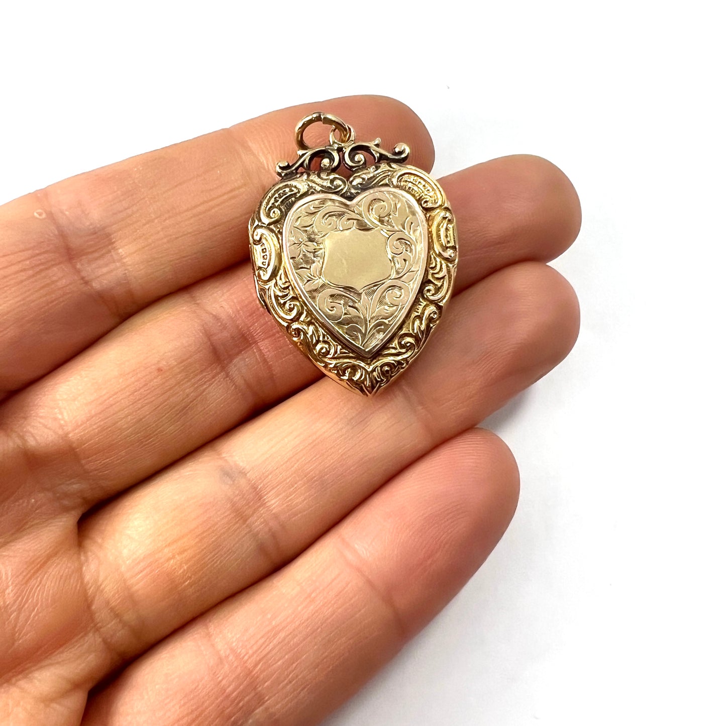 Victorian 9CT Gold Heart Locket