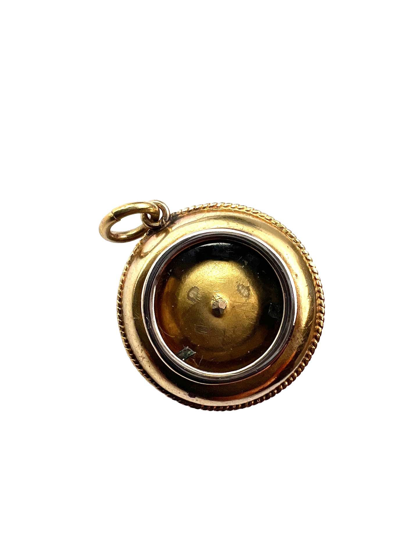 Victorian Gold Pearl Locket Pendant