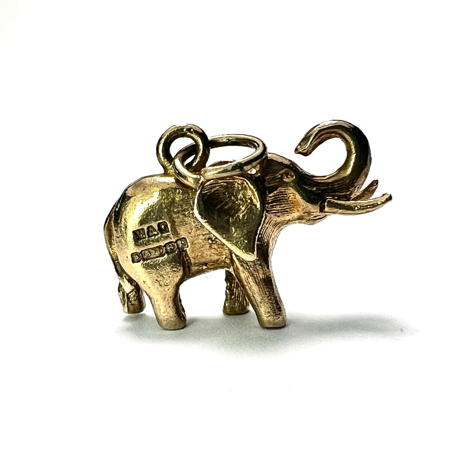 Vintage Hallmarked 9CT Gold Elephant Charm