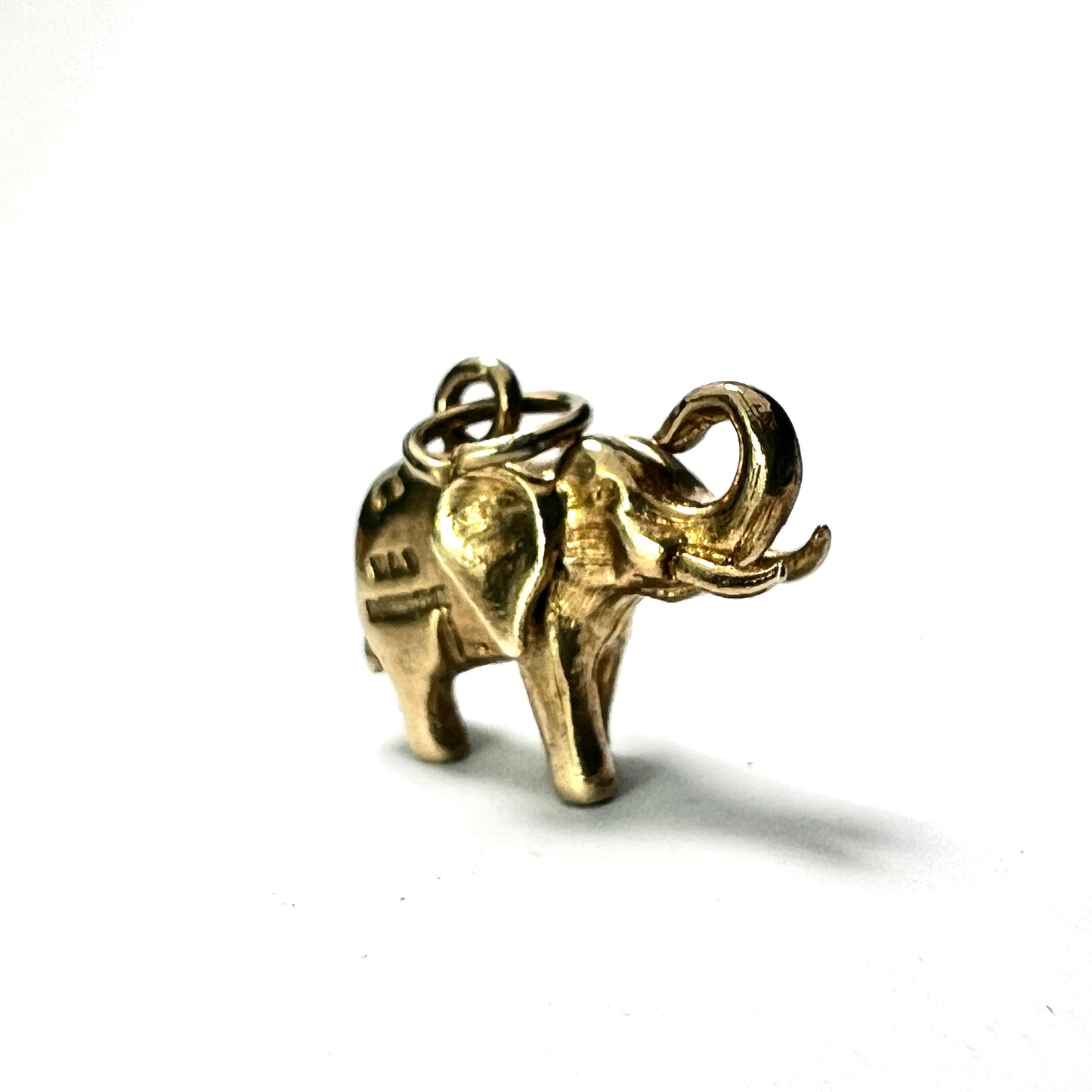 Vintage Hallmarked 9CT Gold Elephant Charm