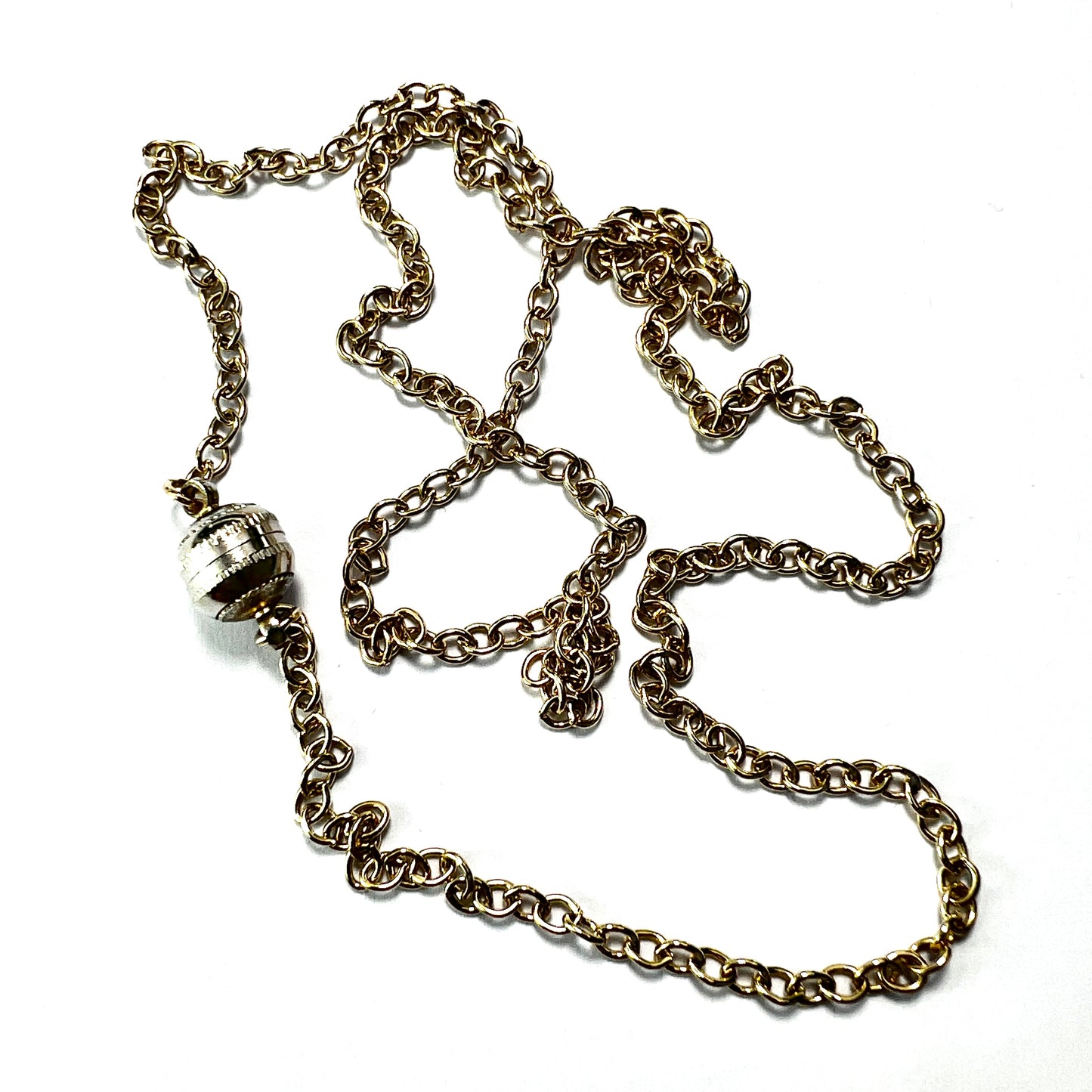 Long Vintage 9CT Gold Chain with Magnetic Clasp