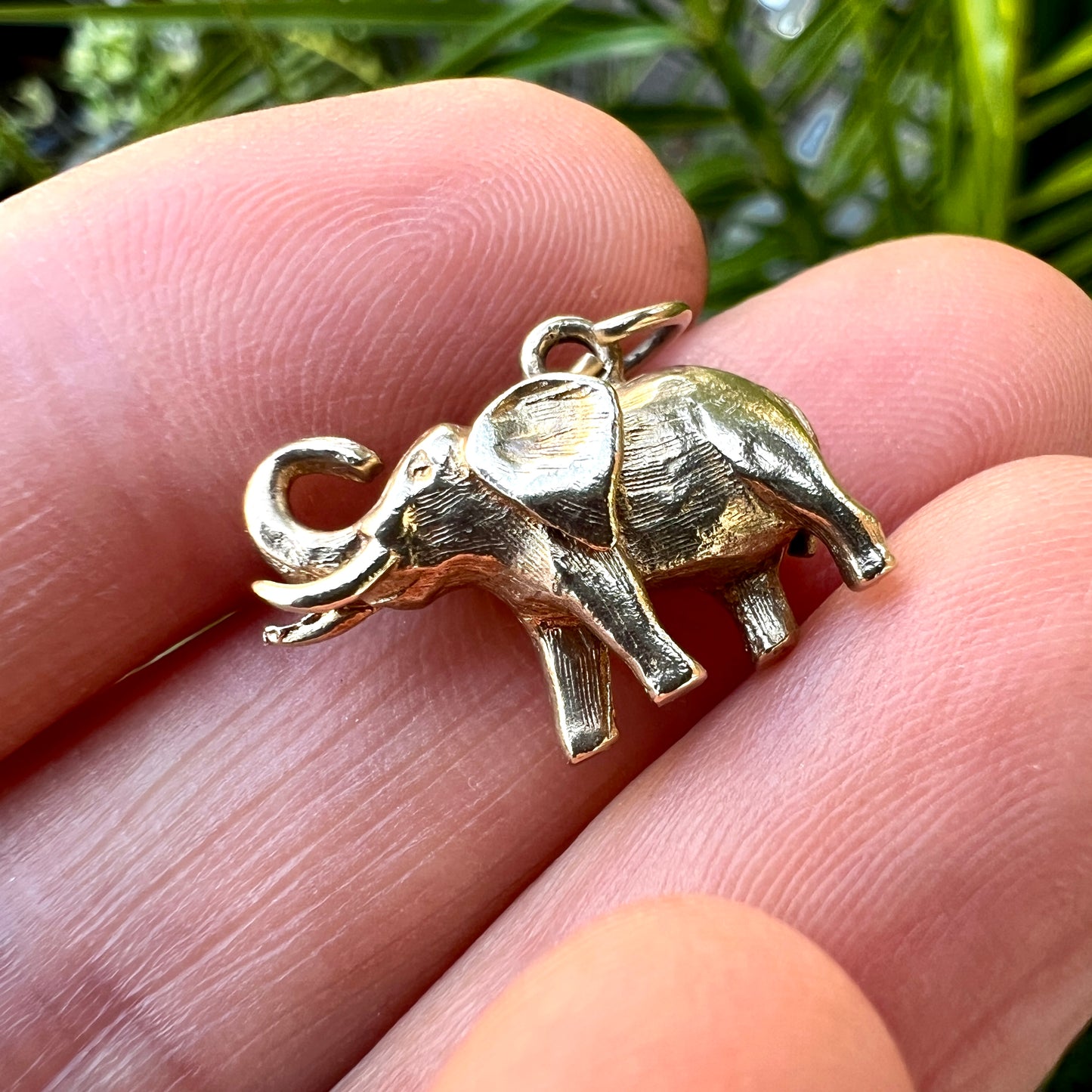 Vintage Hallmarked 9CT Gold Elephant Charm