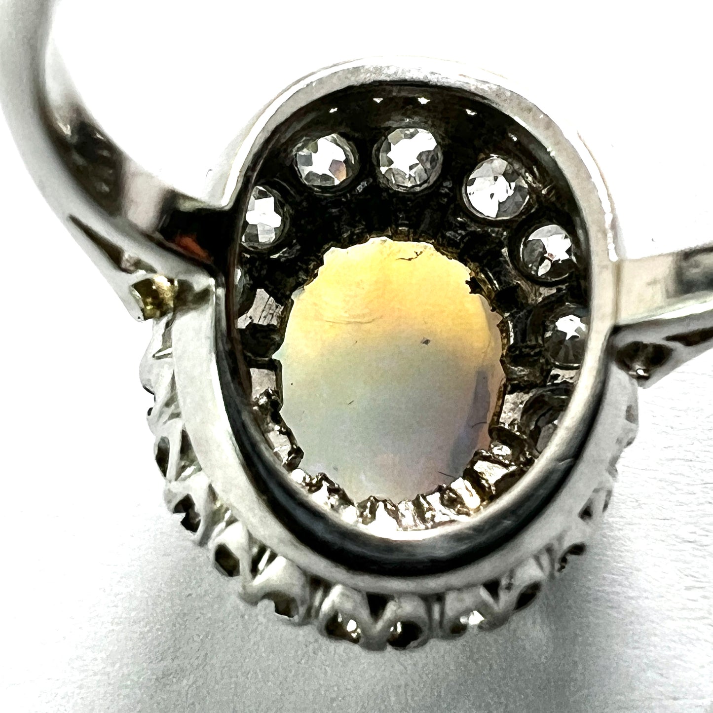 Edwardian Opal and Diamond 18CT Gold Ring