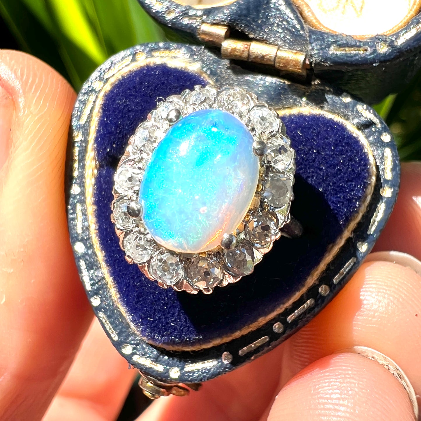 Edwardian Opal and Diamond 18CT Gold Ring