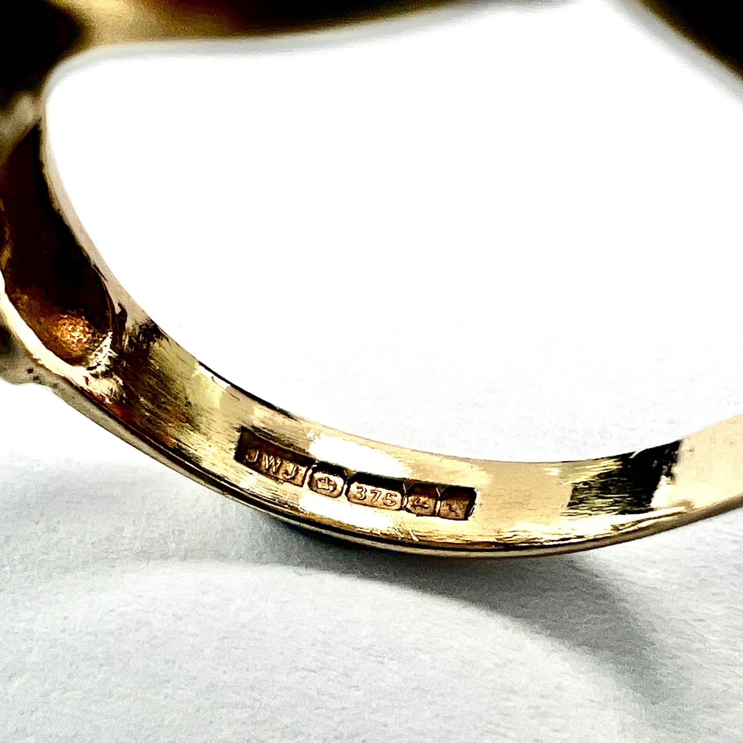Vintage Georgian Style 9CT Gold Diamond Hand Ring