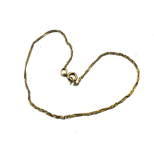 Fine Vintage 9CT Gold Prince of Wales Chain Bracelet