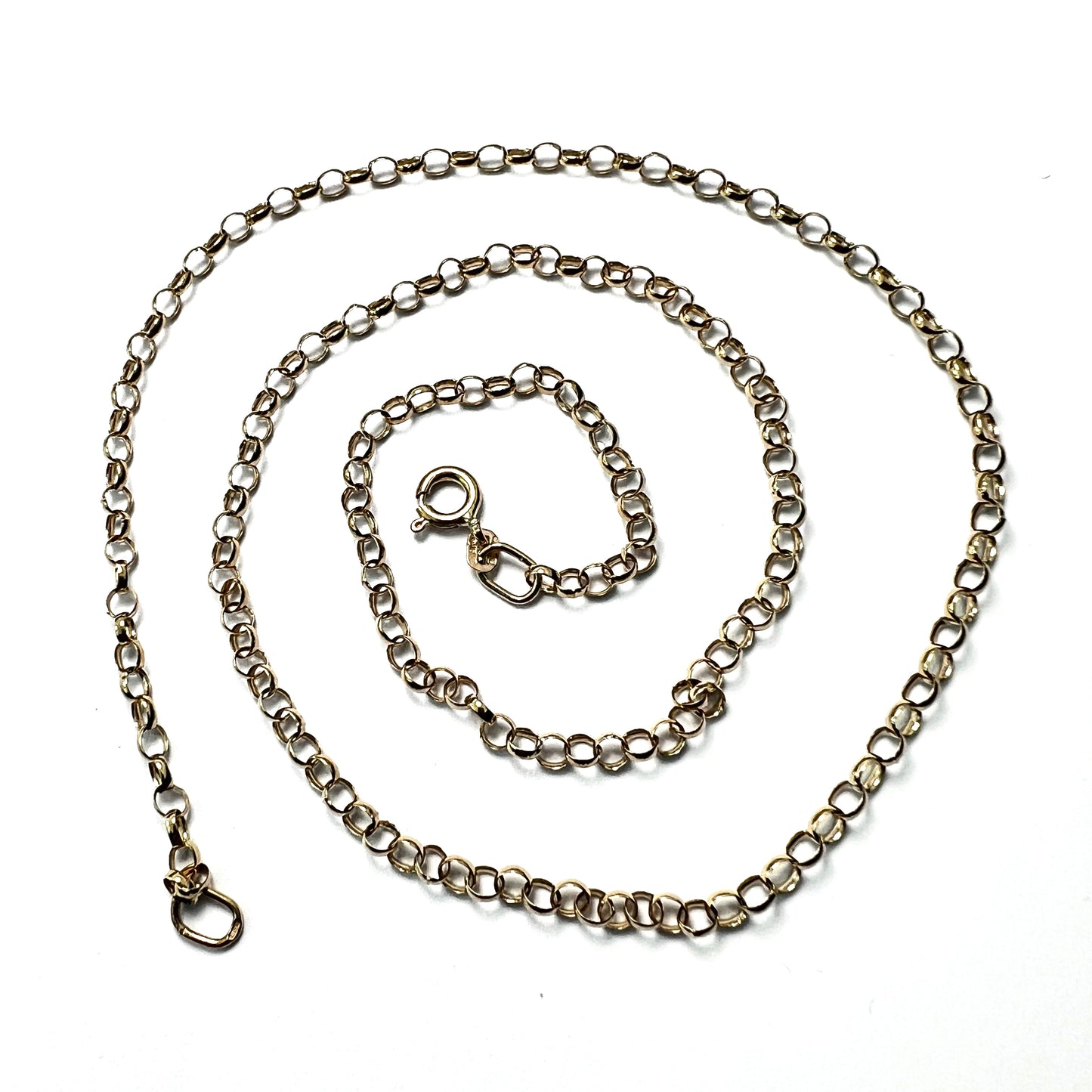 Vintage 9CT Gold Belcher Chain Necklace