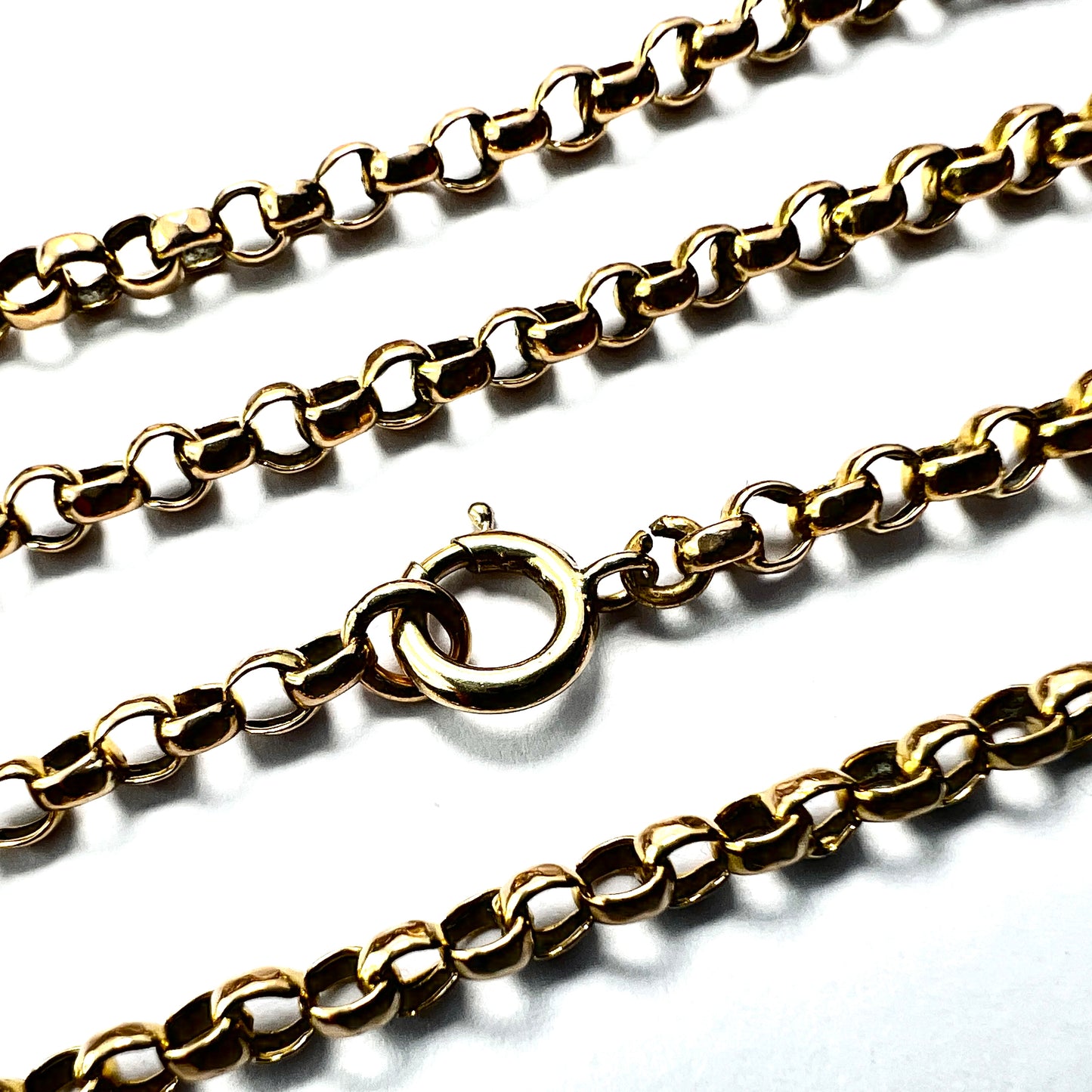 Vintage 9CT Gold Belcher Chain Necklace