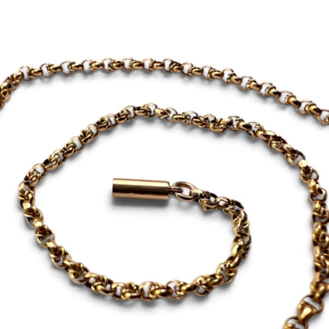 Edwardian 9CT Gold Chain Necklace