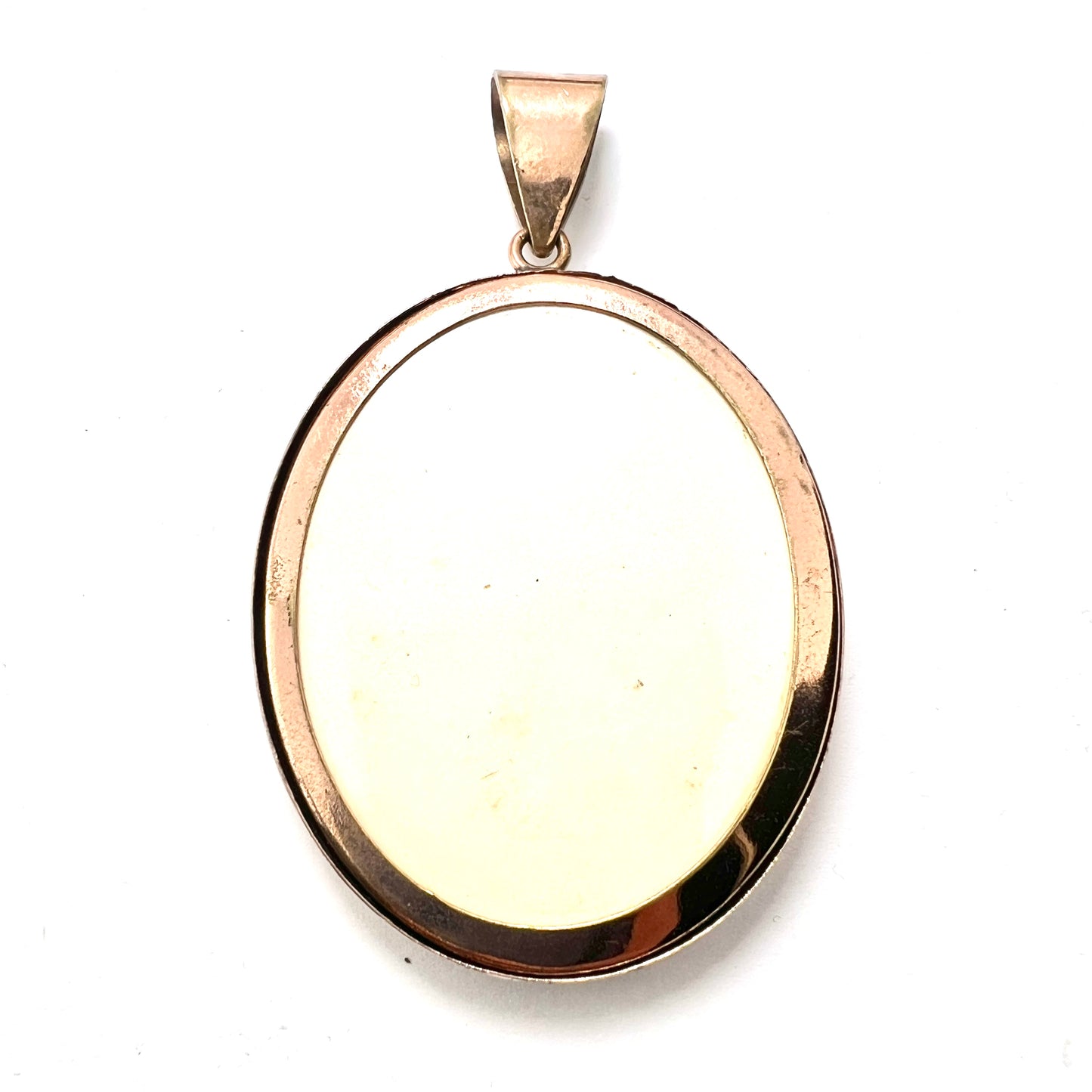 Huge Vintage Gold Plated Locket Pendant