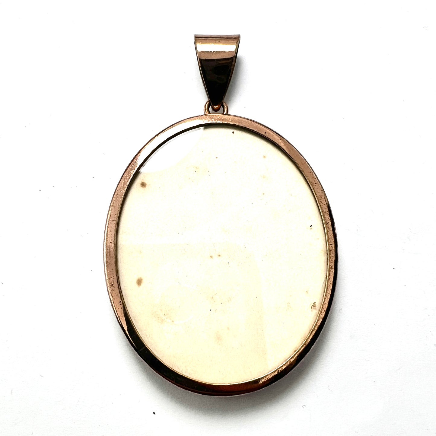 Huge Vintage Gold Plated Locket Pendant