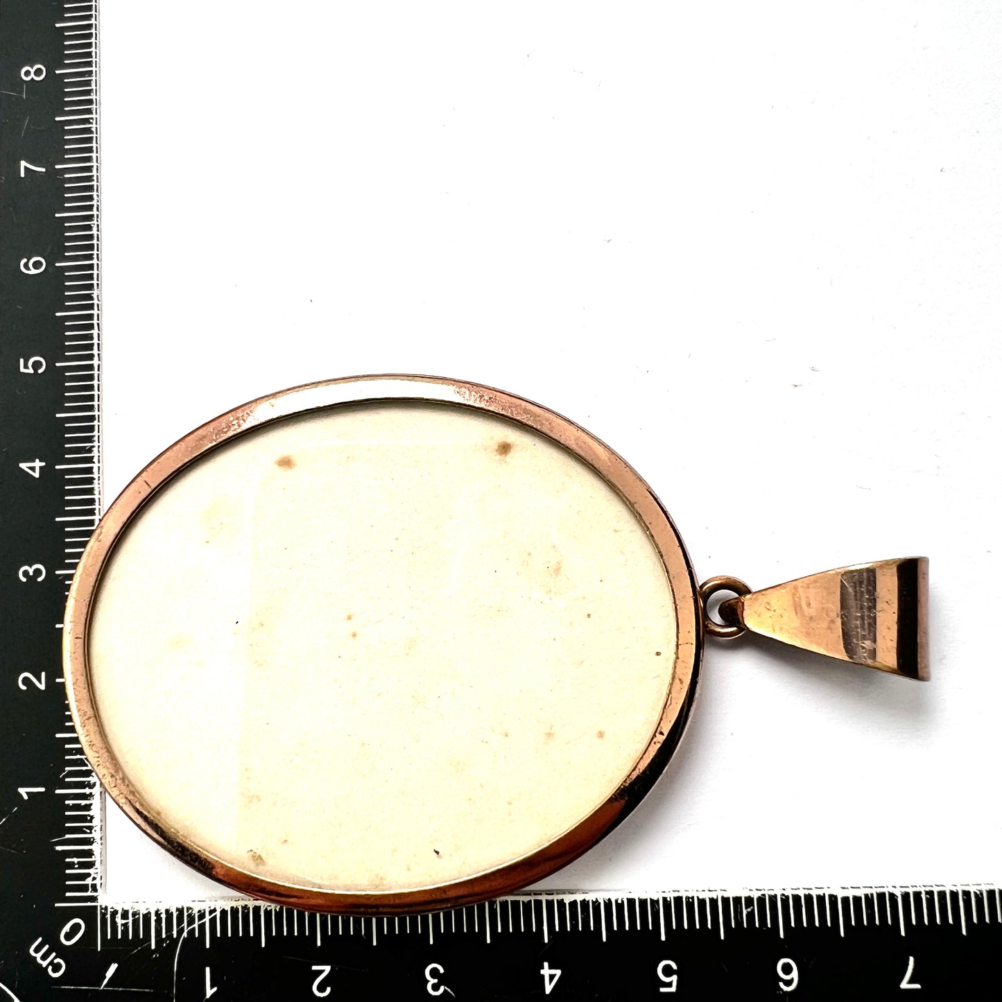 Huge Vintage Gold Plated Locket Pendant