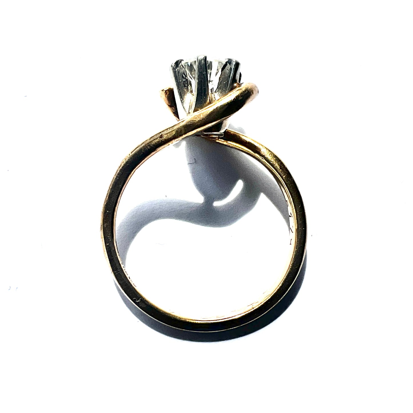 Vintage 18CT Gold Diamond Solitaire Engagement Ring
