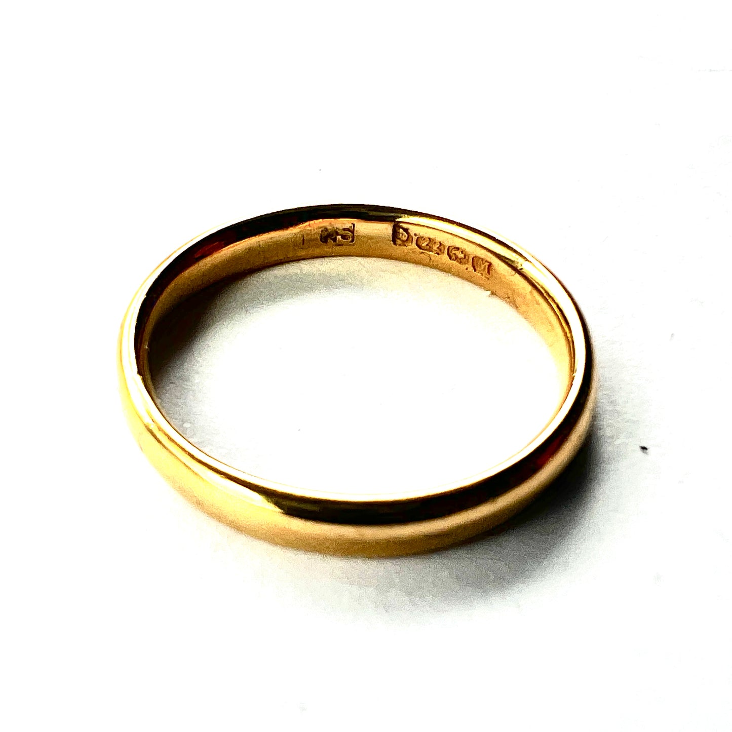 1936 Slim Vintage 22CT Gold Wedding Band