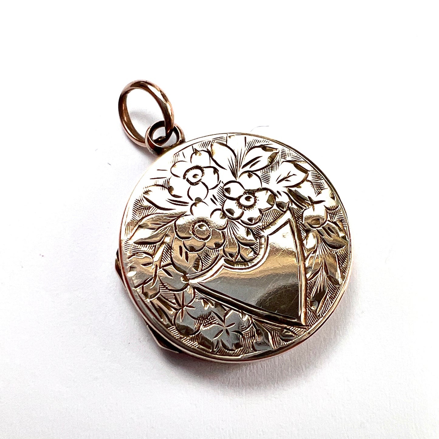 Victorian Edwardian 9CT Gold Round Locket
