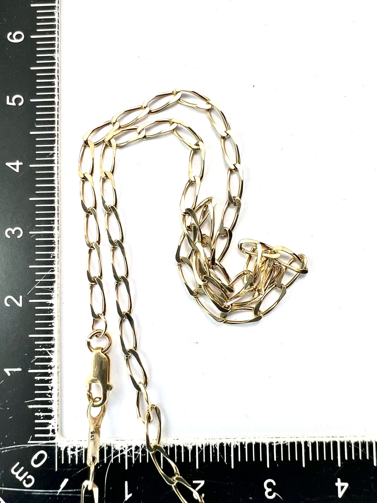 Vintage Solid 9CT Gold Chain Necklace