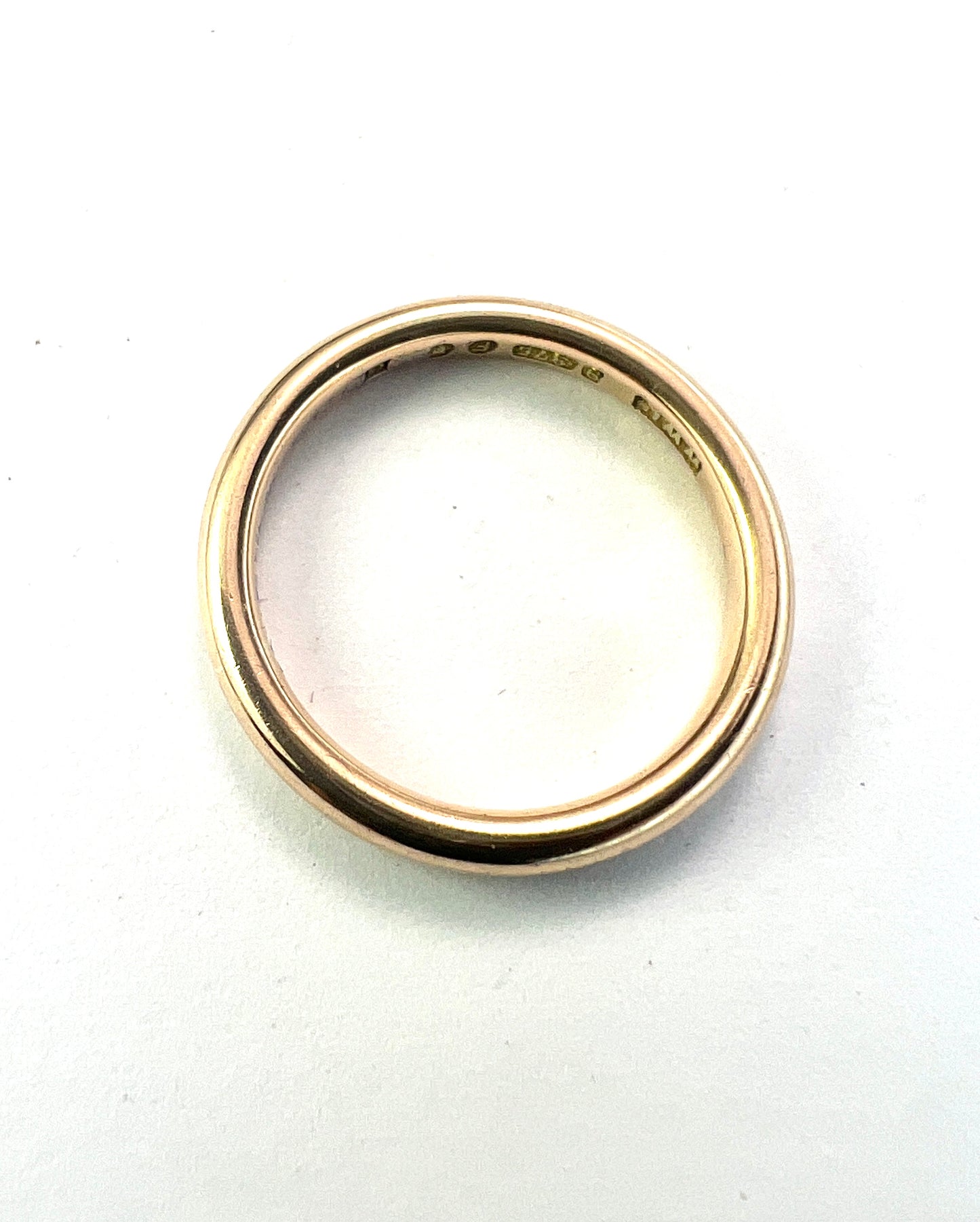 1941 Vintage 9CT Gold Plain Stacking Ring • Wedding Band
