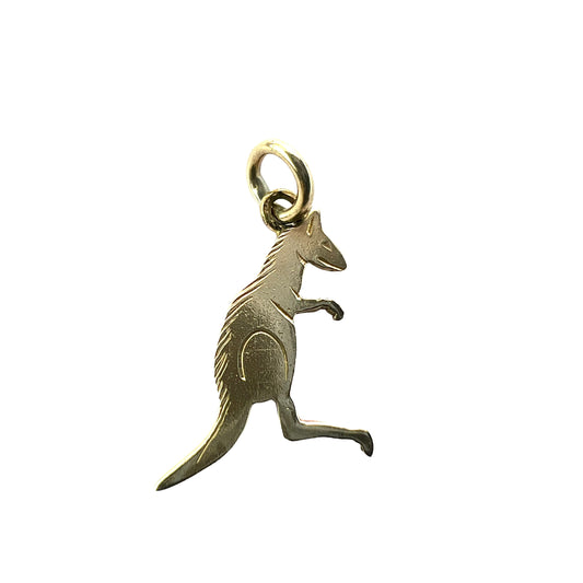 Vintage 9CT Gold Kangaroo Charm Pendant