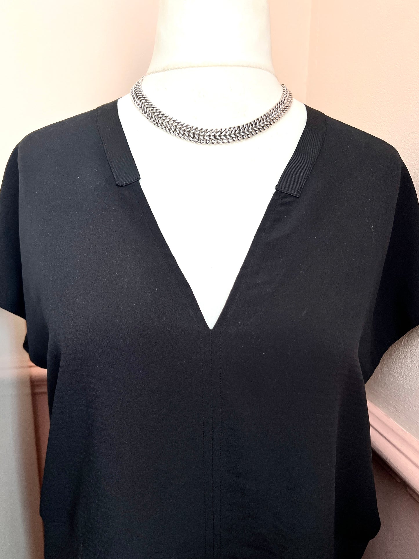 Vintage Taxco Woven Foxtail Silver Necklace