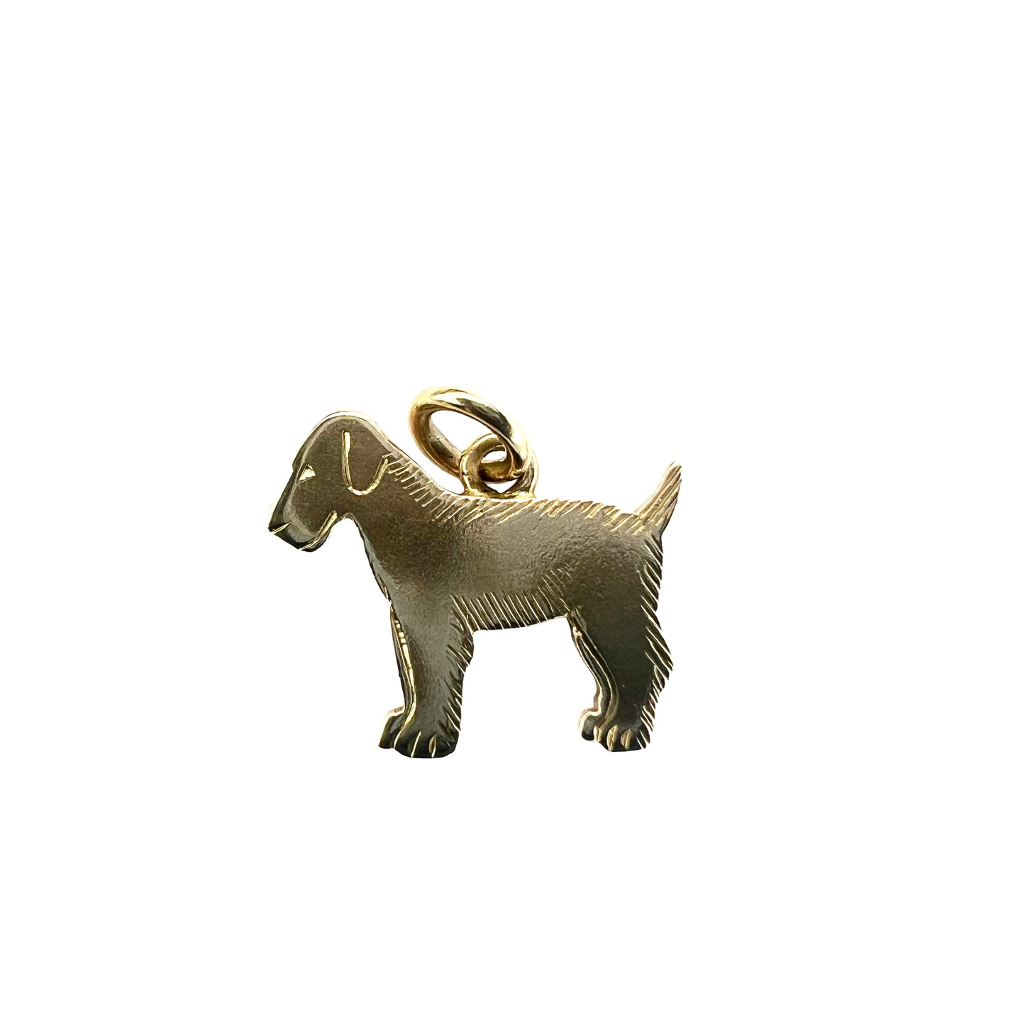 Vintage 9CT Gold Puppy Dog Charm Pendant