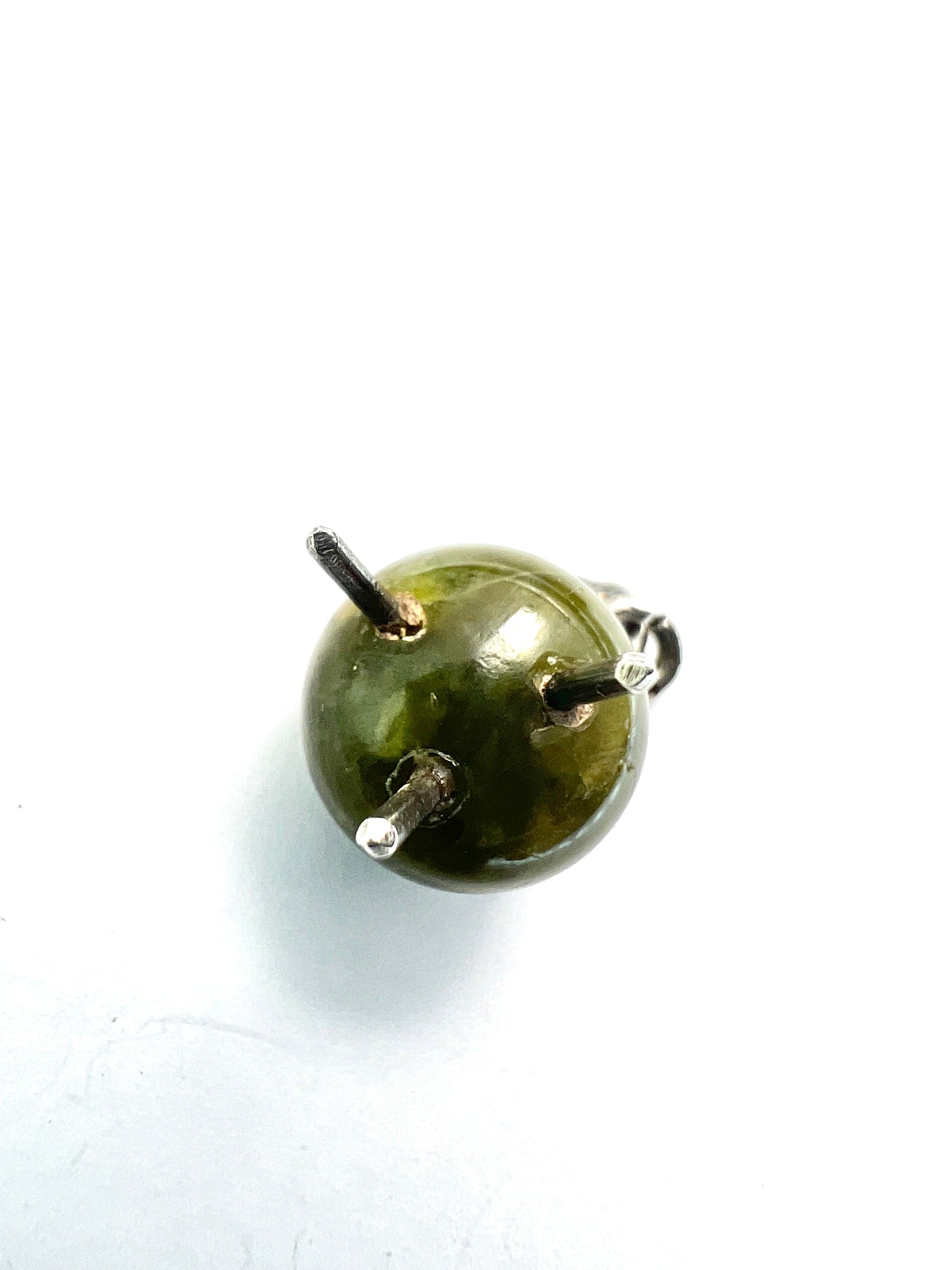 Rare Antique 1903 Silver Cauldron Pendant Charm