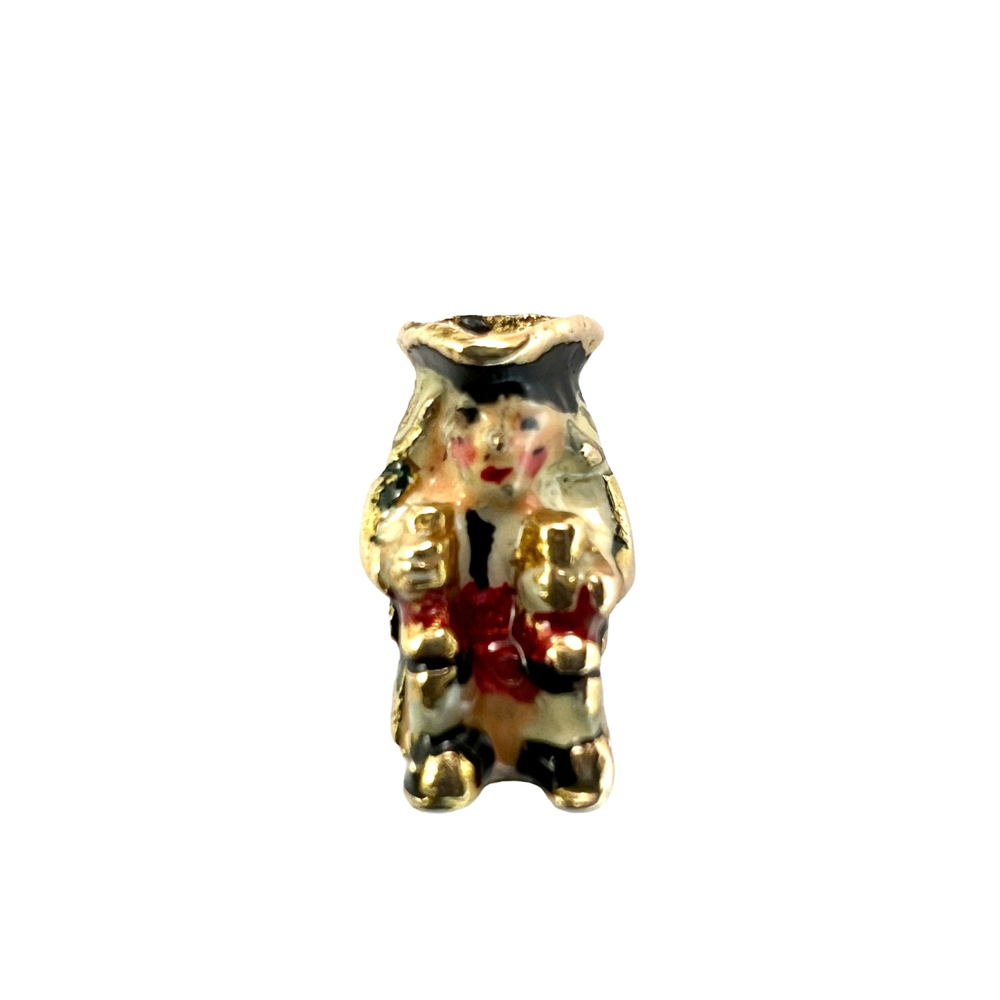 1959 Vintage 9CT Gold Enamel Toby Jug Charm