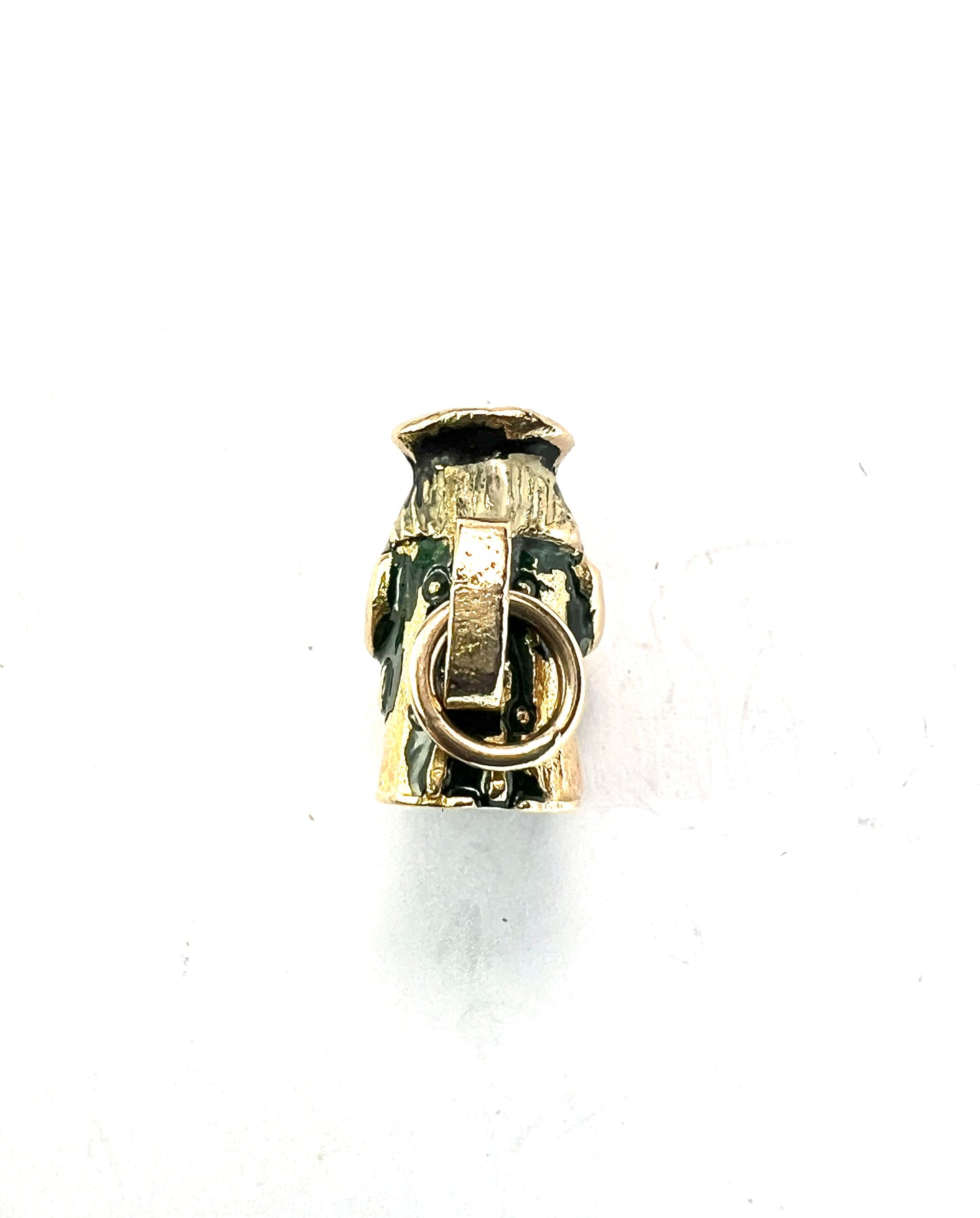 1959 Vintage 9CT Gold Enamel Toby Jug Charm