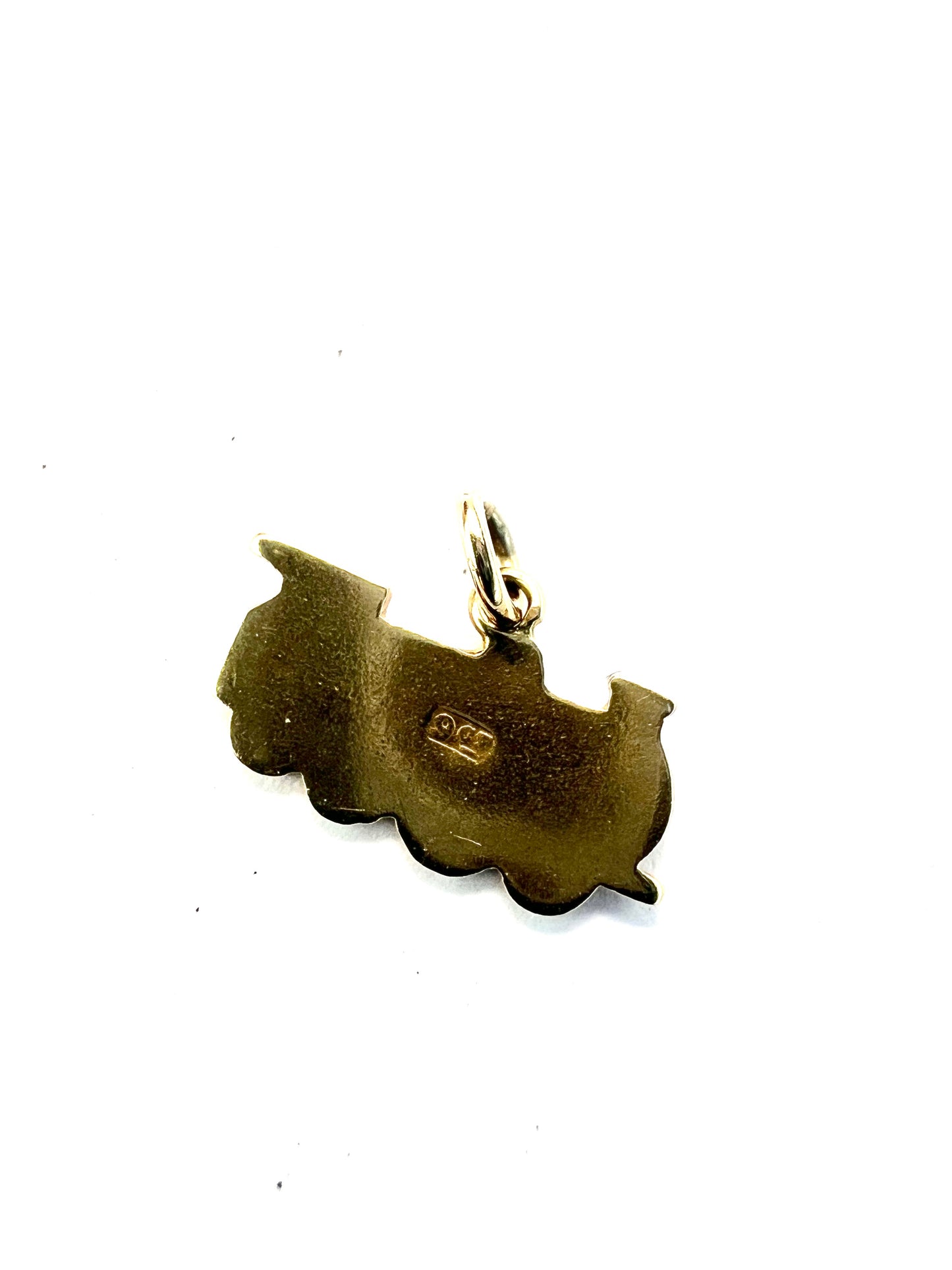 Vintage 9CT Gold Locomotive Steam Train Charm Pendant