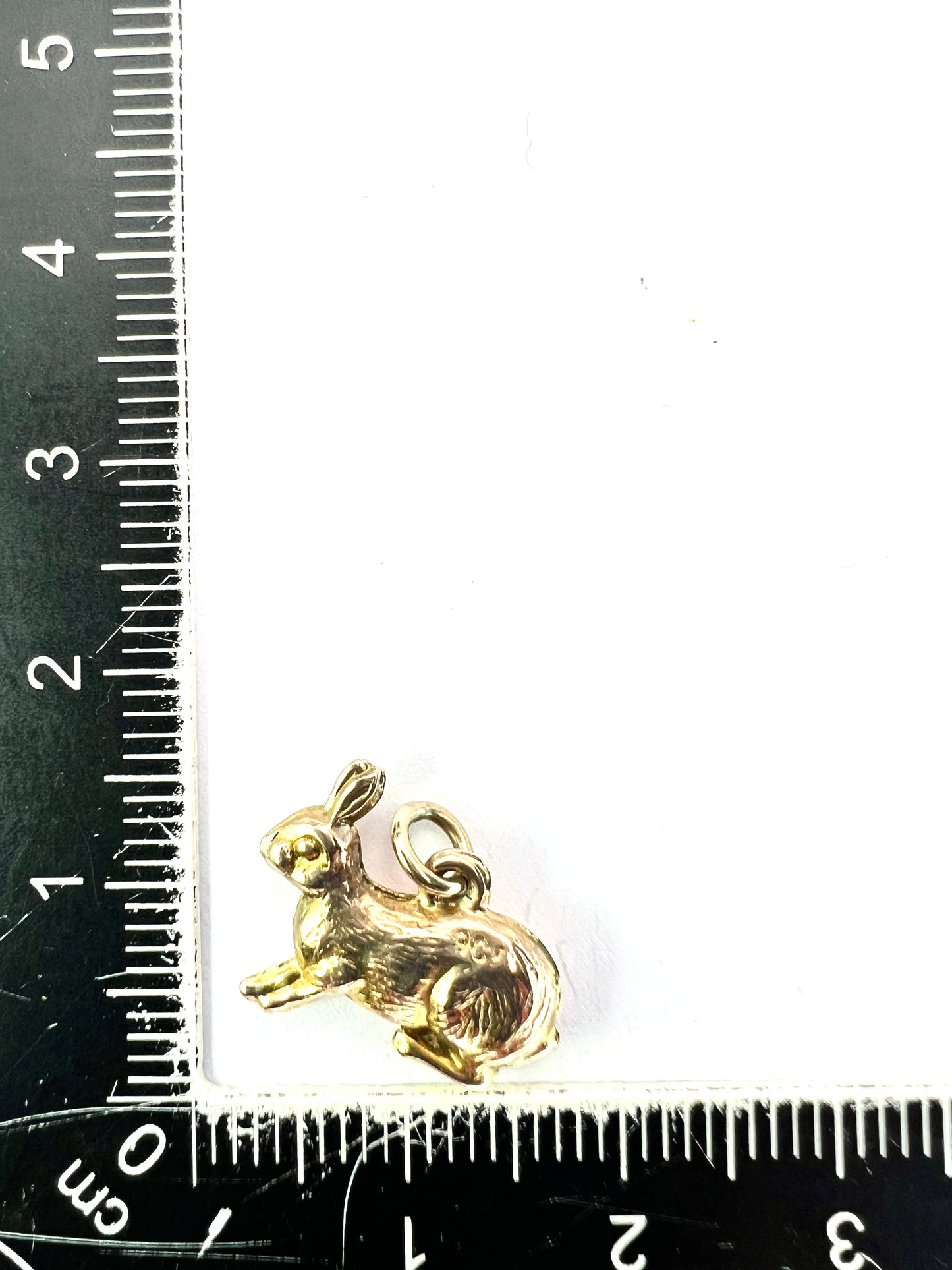 Tiny Vintage 9CT Gold Bunny Rabbit Charm
