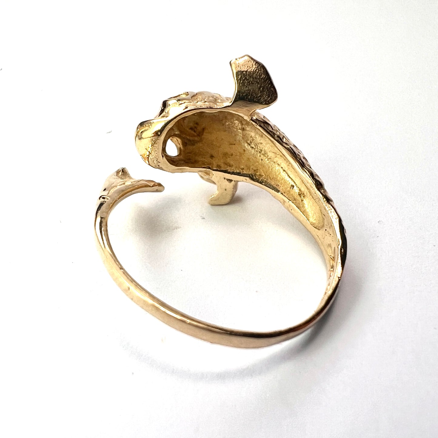 Vintage 9CT Gold Regency Dolphin Ring