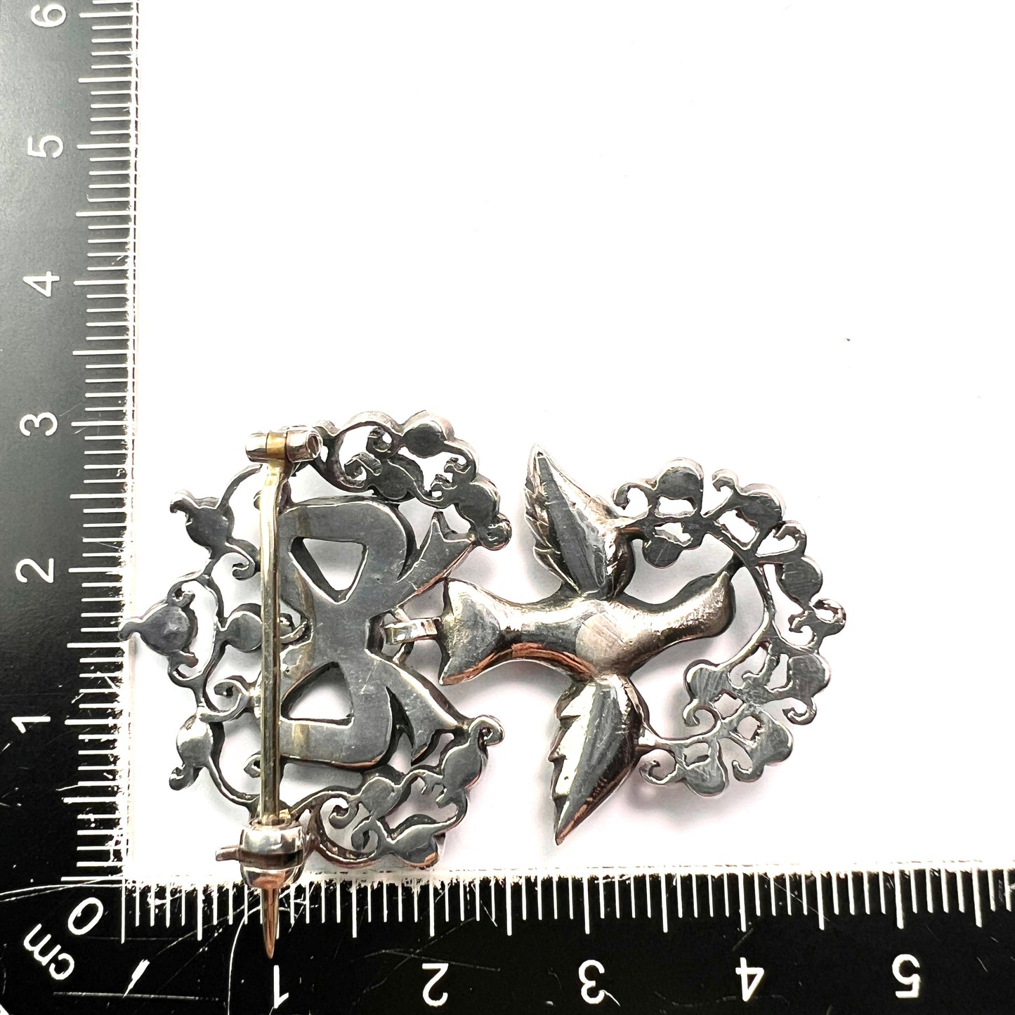 Georgian Silver Paste Saint Esprit Brooch