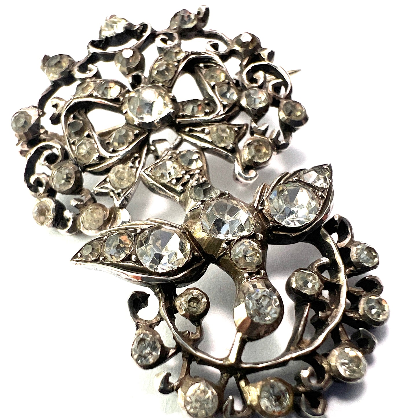 Georgian Silver Paste Saint Esprit Brooch