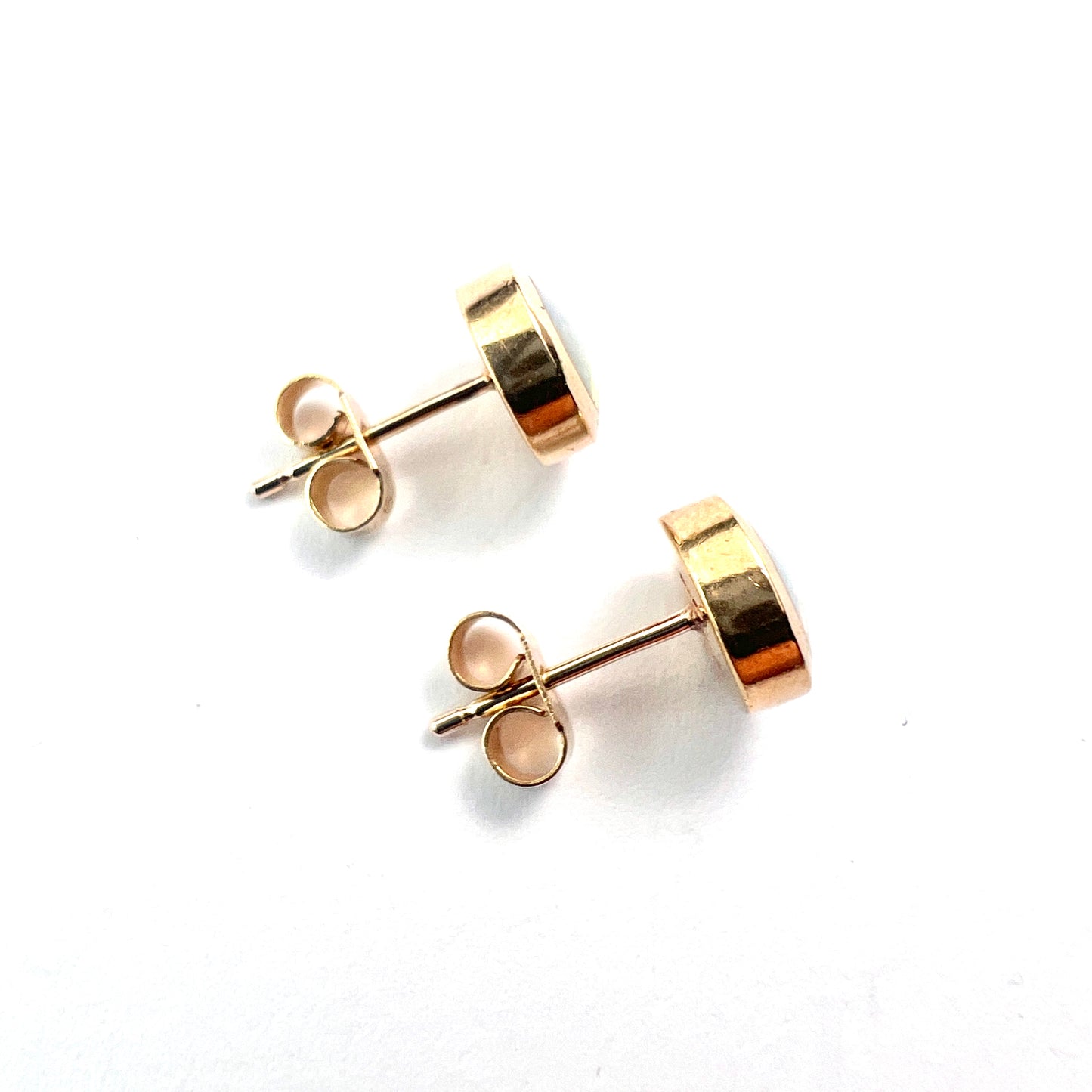 Vintage 18CT Gold Opal Stud Earrings