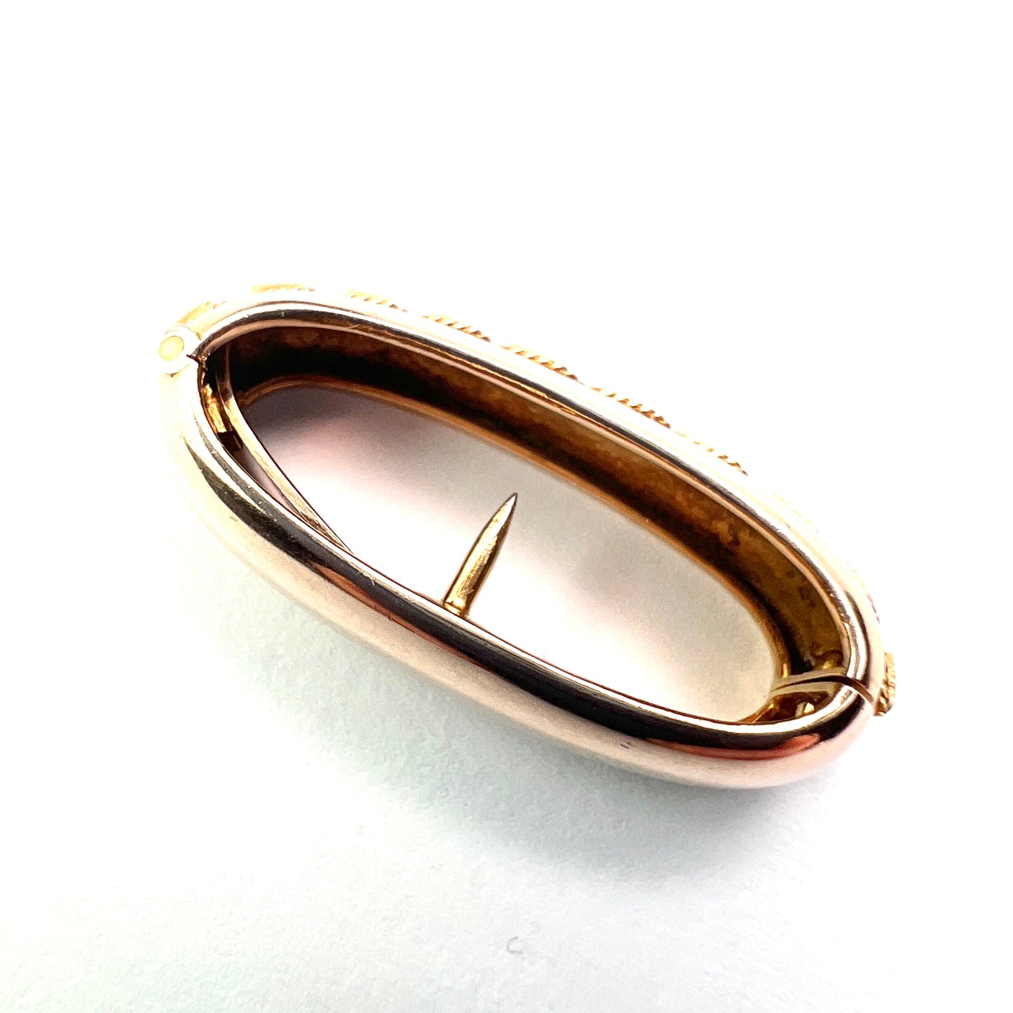 Antique 9CT Gold Scarf Clip