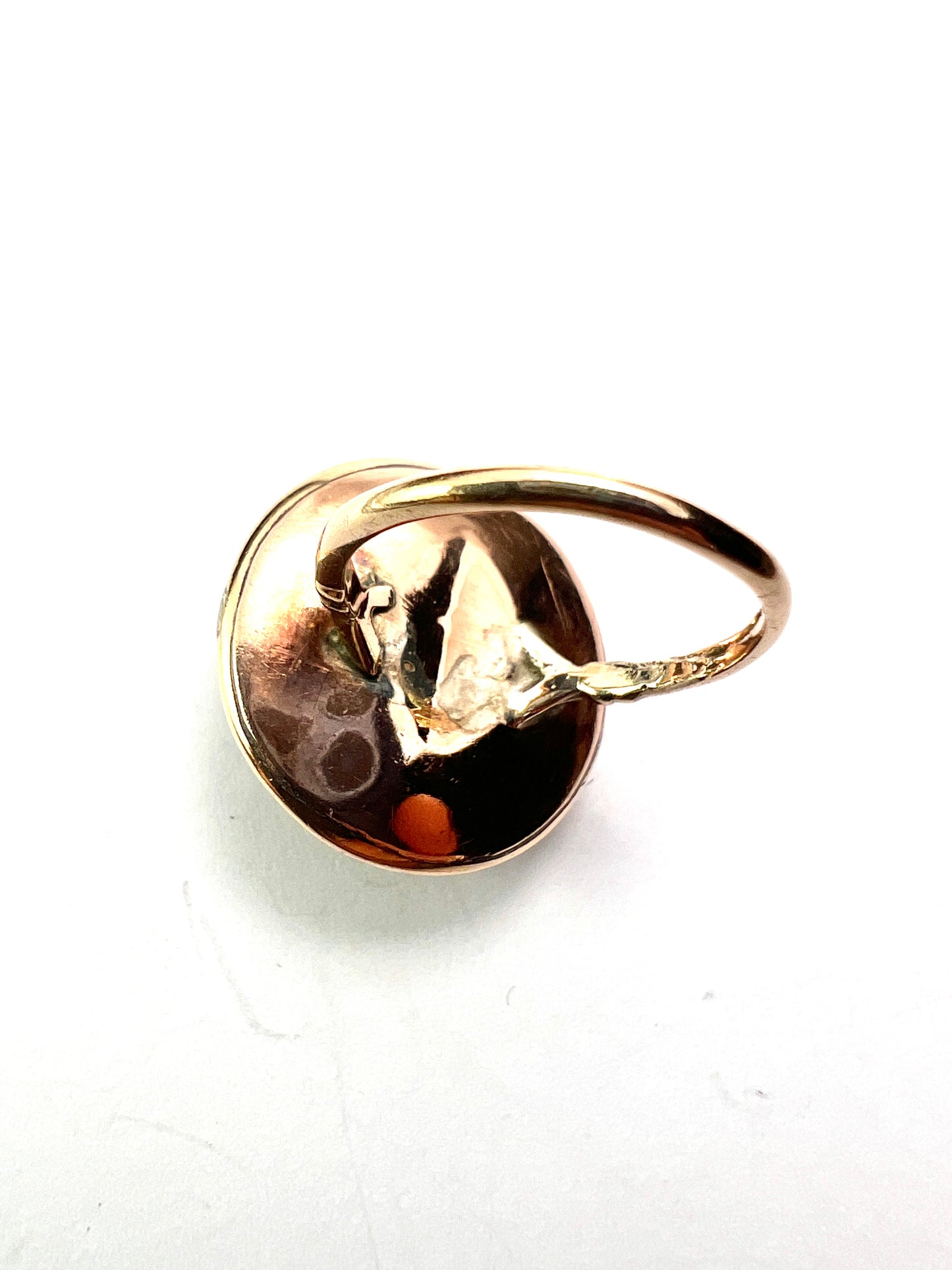 Georgian Gold Carved Hardstone Cameo Ring