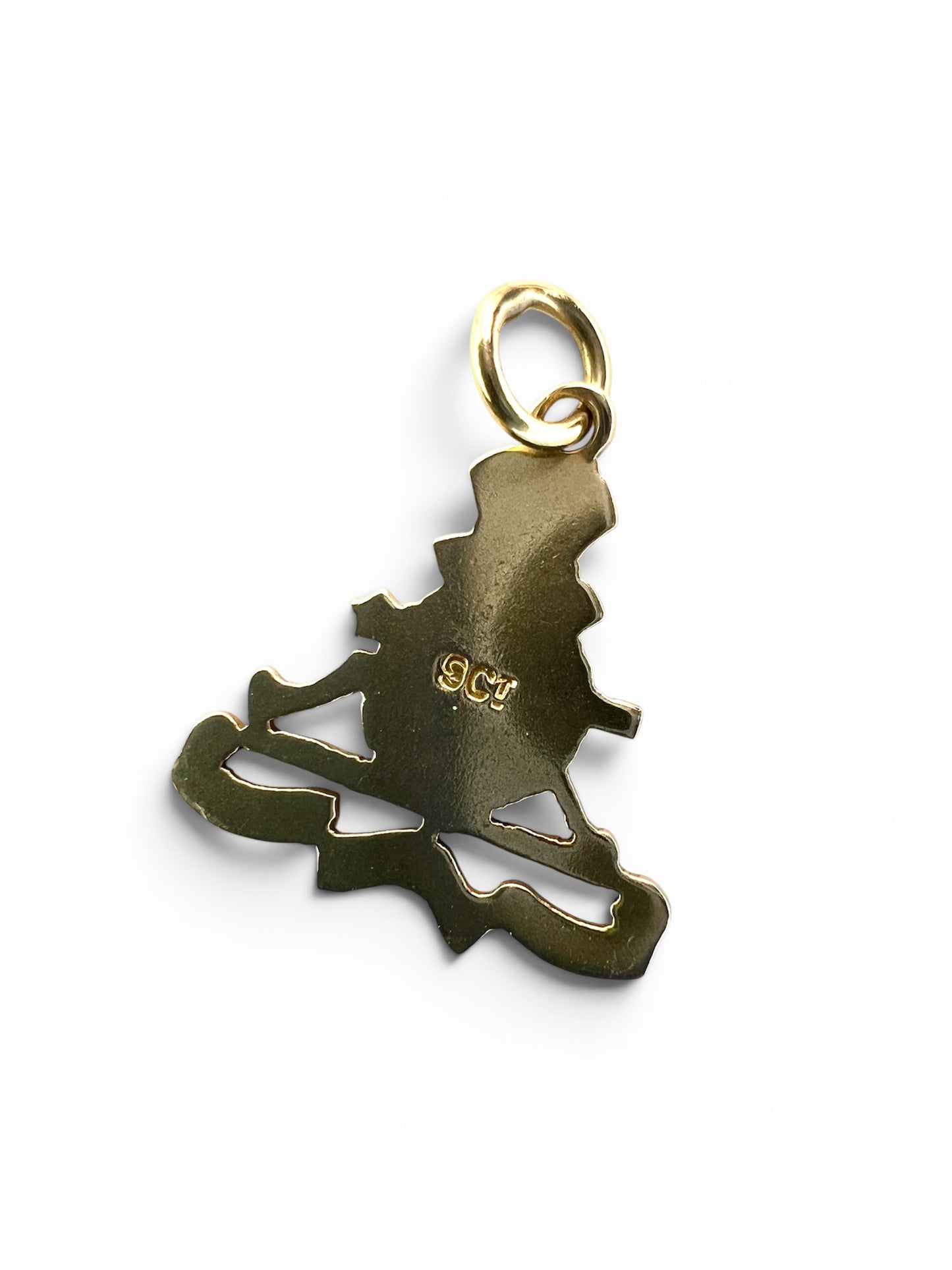 Vintage 9CT Gold Royal Artillery Regimental Sweetheart Charm Pendant