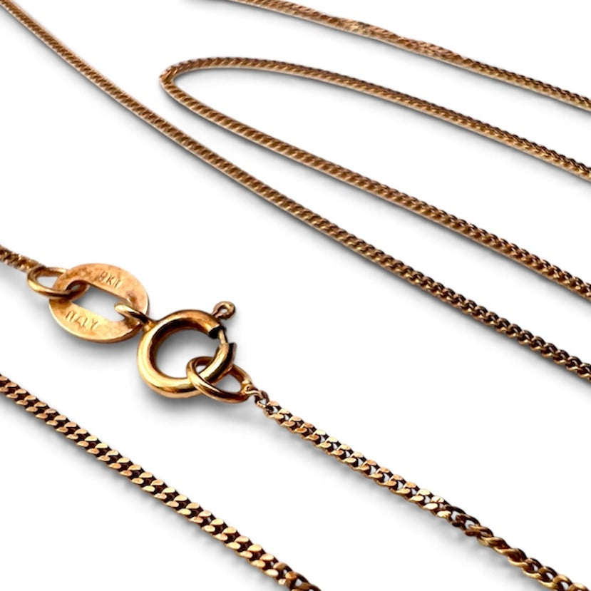 Vintage Solid 9CT Gold Chain Necklace
