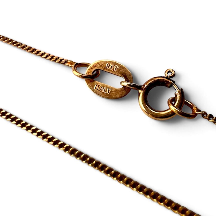 Vintage Solid 9CT Gold Chain Necklace