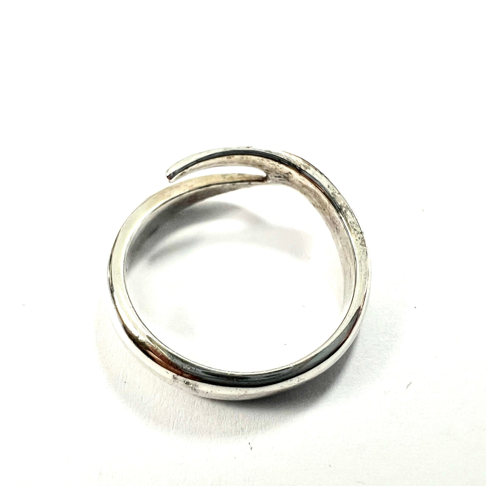 Vintage Five Stone Diamond and Sterling Silver Ring